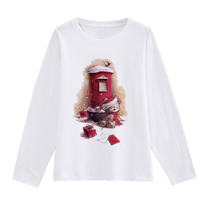 2021 HAPPY NEW YEAR Christmas Women White T-Shirt I