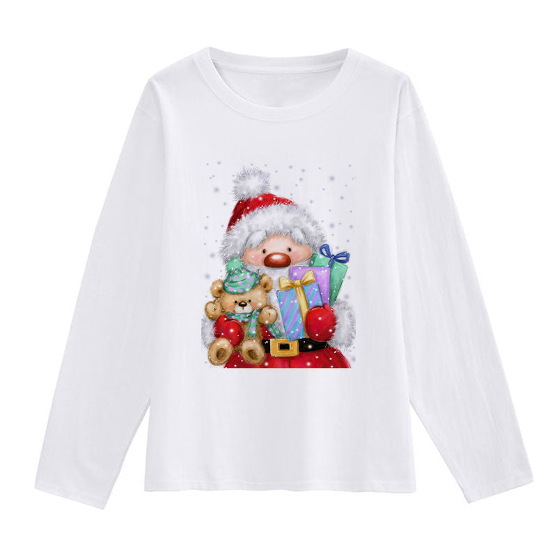 HAPPY 2021 Christmas Ladies White T-Shirt Y