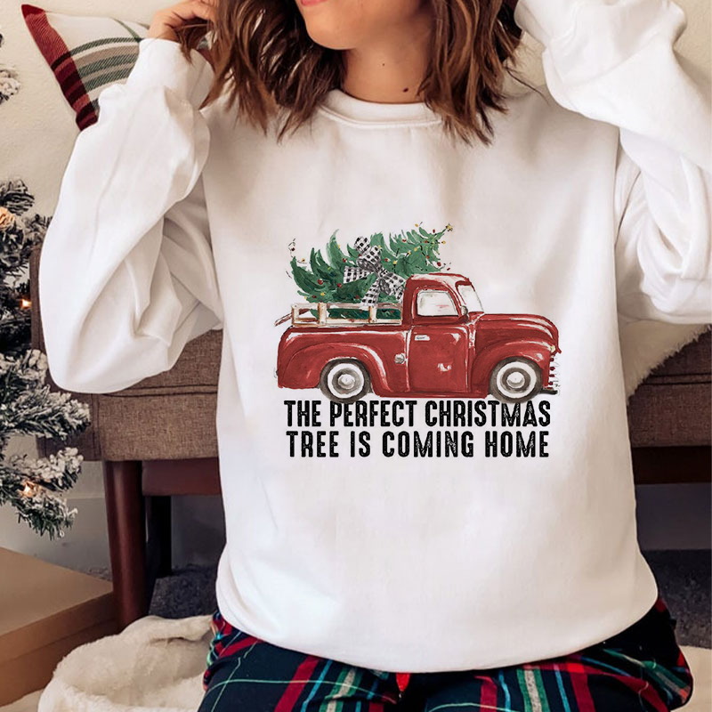 Merry Christmas O-Neck White Sweater E