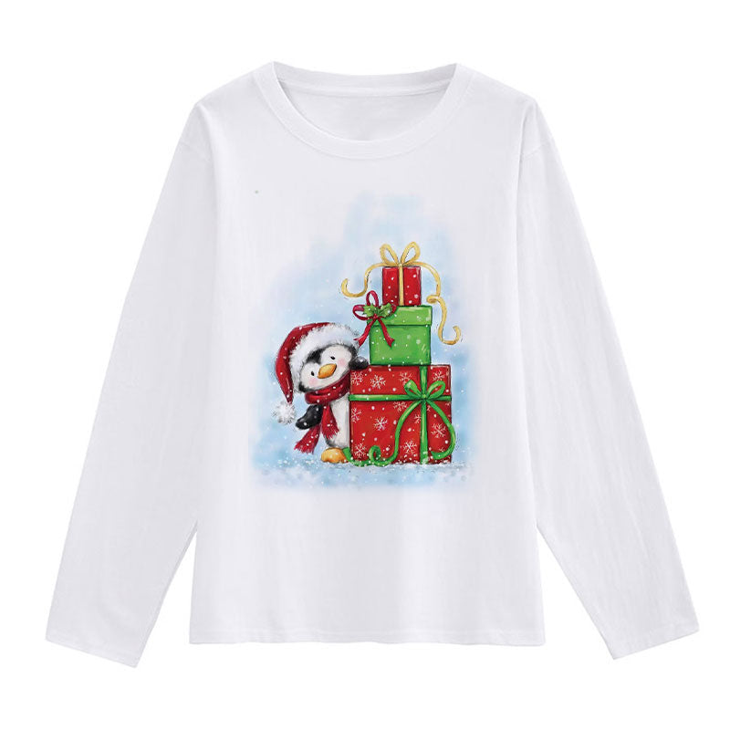 HELLO 2021 Christmas Women White T-Shirt G