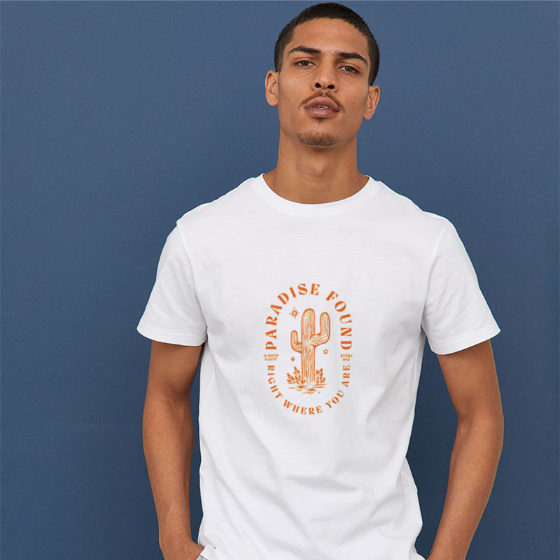 PARADISE FOUND RIGHT WHERE YOU ARE Cotton Tee