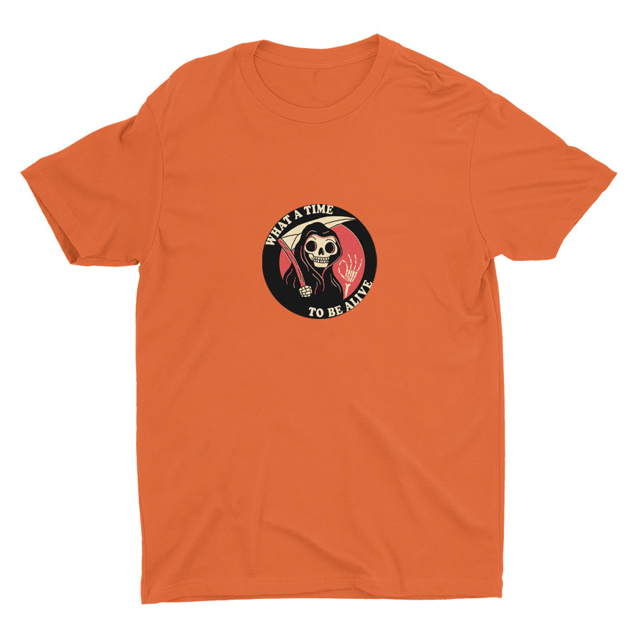WHAT A TIME RO BE ALIVE Cotton Tee