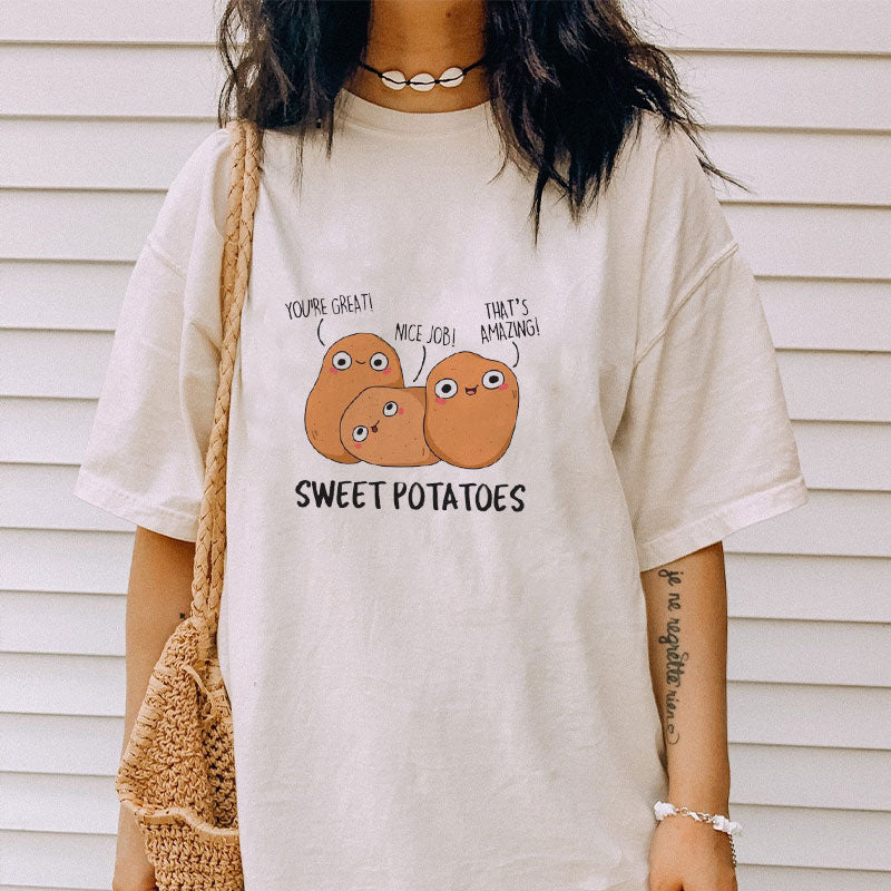 Sweet Potatoes Cotton Tee