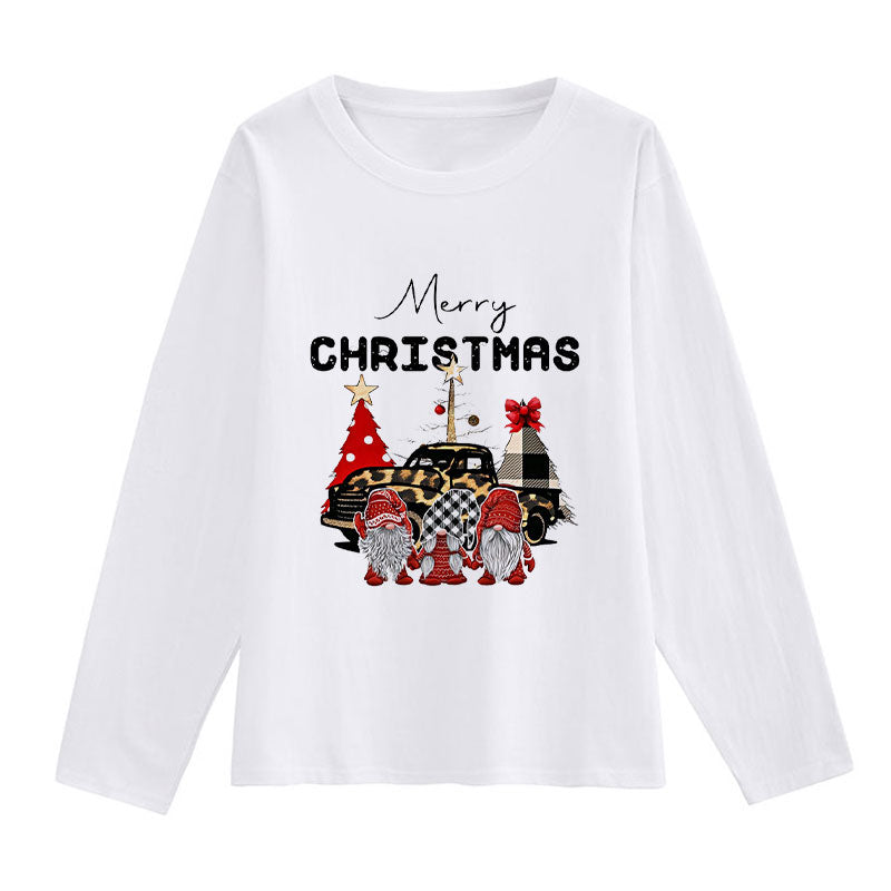 HAPPY NEW YEAR Christmas White T-Shirt W