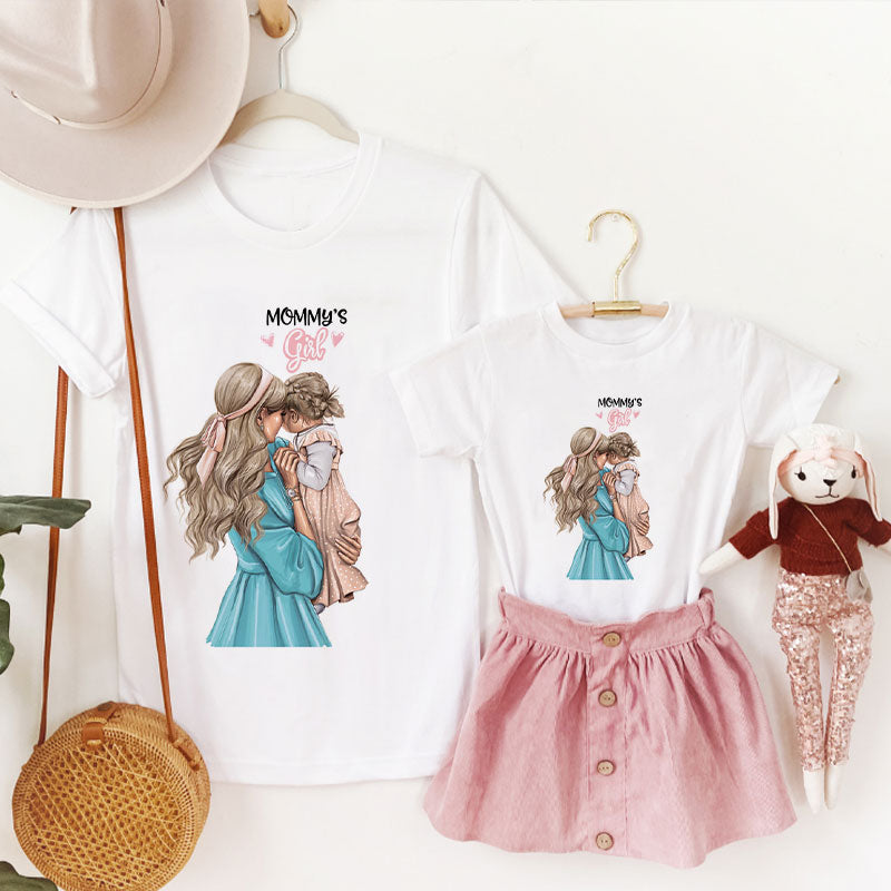 Mommy Daughter Matching Tee D