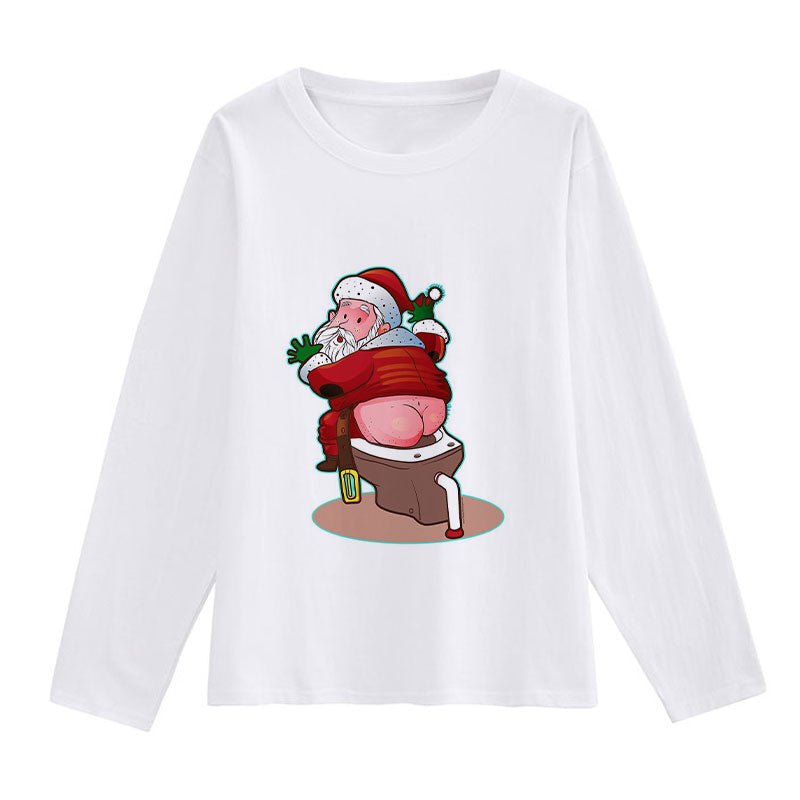 2021 HAPPY NEW YEAR Christmas Women White T-Shirt M