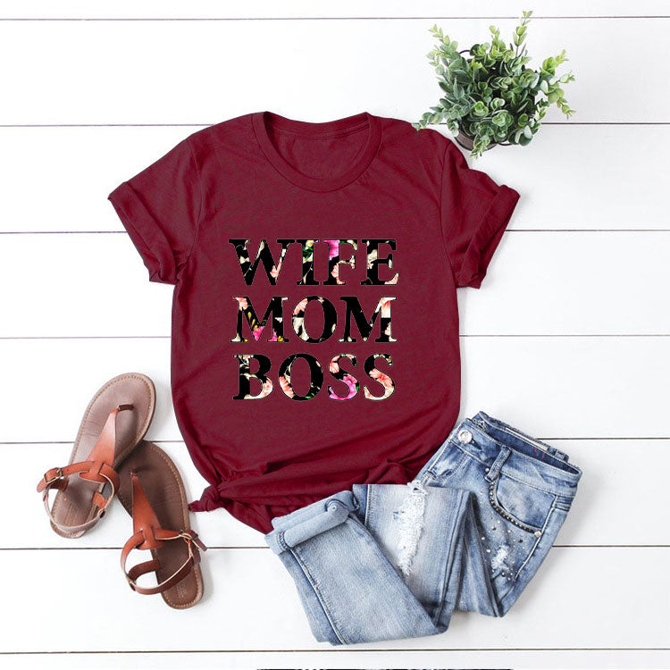 Fashion Multicolor Print T-Shirt R