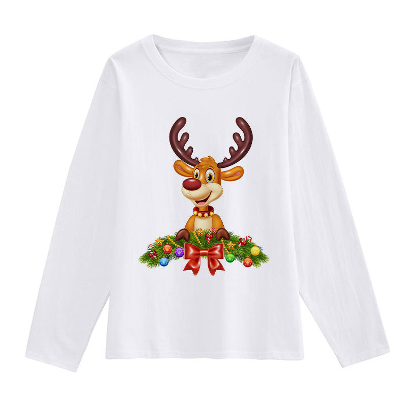 HAPPY NEW YEAR Christmas White T-Shirt Z