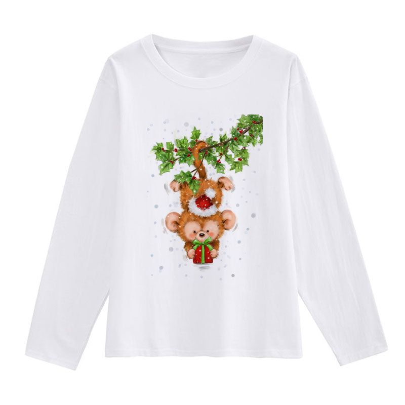 HAPPY NEW YEAR Christmas White T-Shirt D