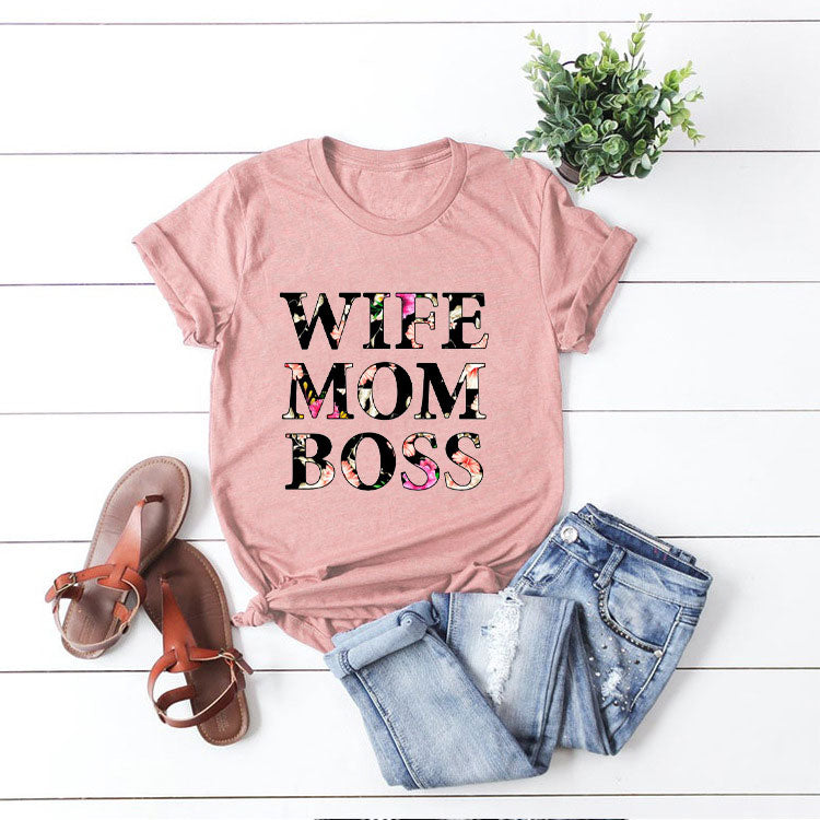 Fashion Multicolor Print T-Shirt R