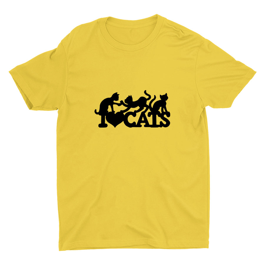 I LOVE CATS Cotton Tee
