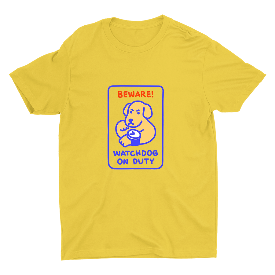Beware! Watchdogs on Duty Cotton Tee