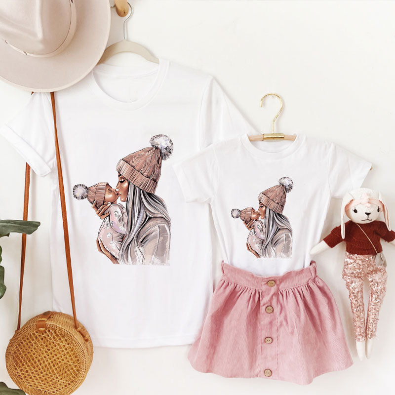 Mommy Daughter Matching Tee G