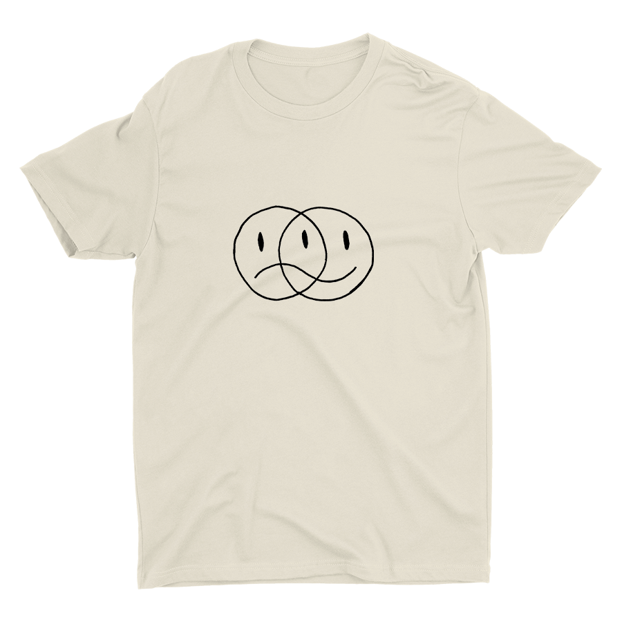 Happy and Sad Face Cotton Tee