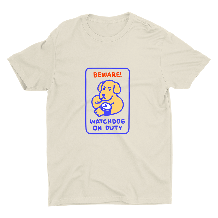 Beware! Watchdogs on Duty Cotton Tee