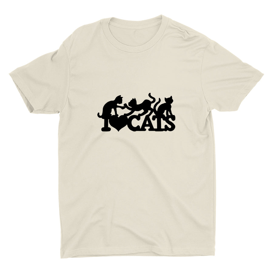 I LOVE CATS Cotton Tee
