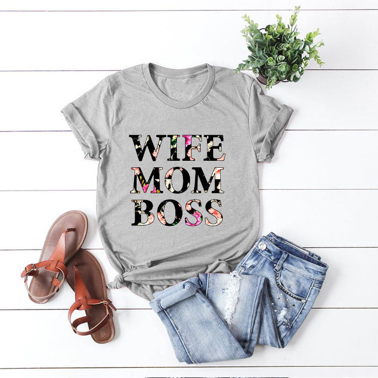 Fashion Multicolor Print T-Shirt R