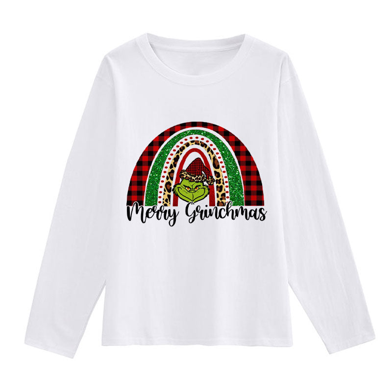HAPPY 2021 Christmas Ladies White T-Shirt K