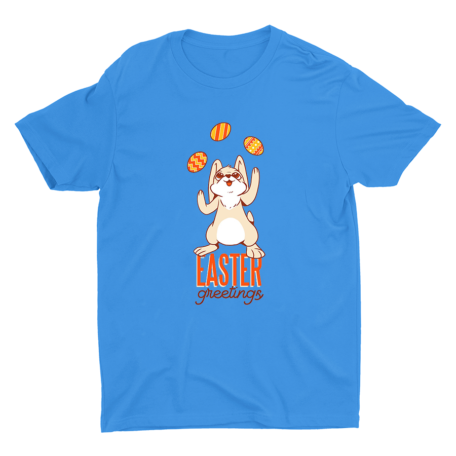 Easter Greetings Printed Cotton Tee