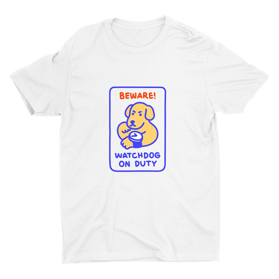Beware! Watchdogs on Duty Cotton Tee