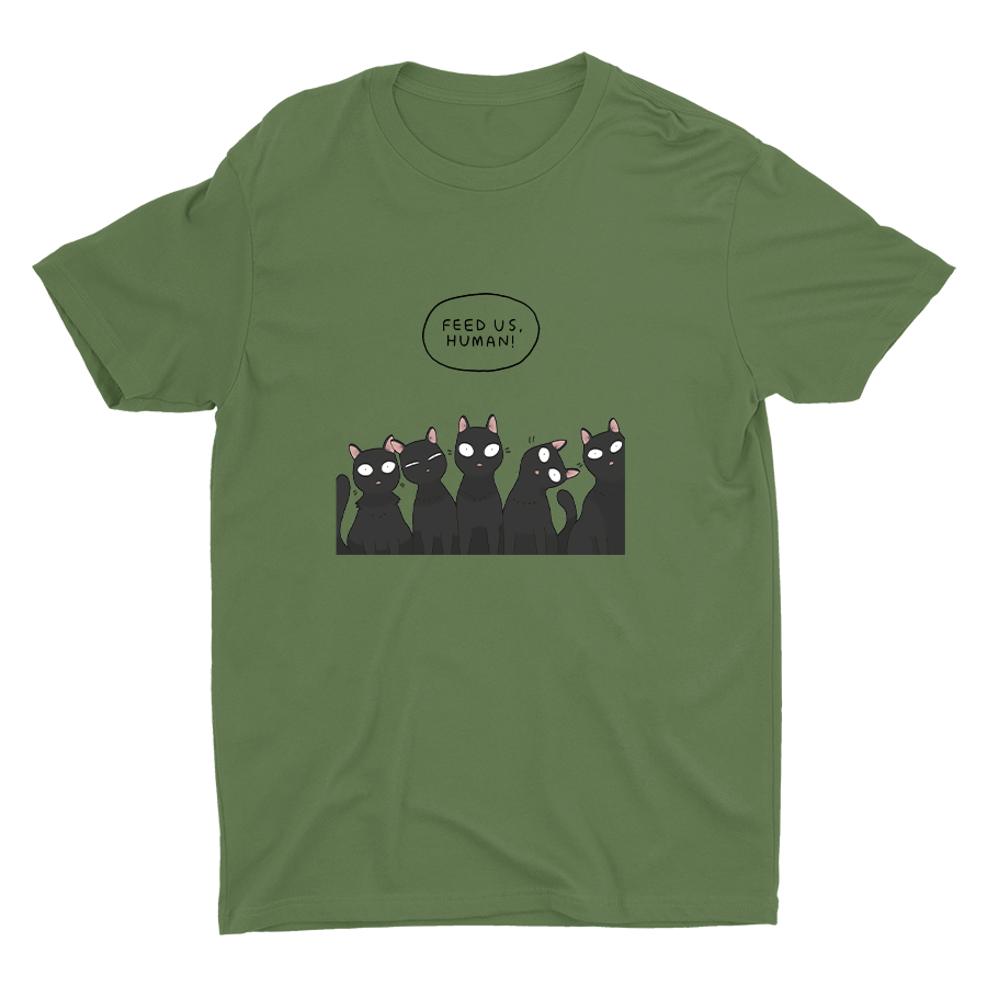 Feed Us Human Cotton Tee