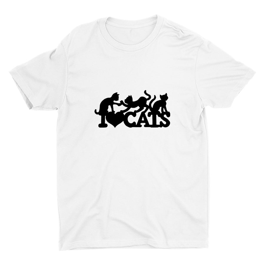 I LOVE CATS Cotton Tee