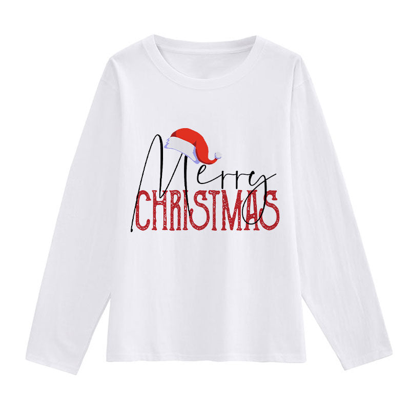 HAPPY 2021 Christmas Ladies White T-Shirt L