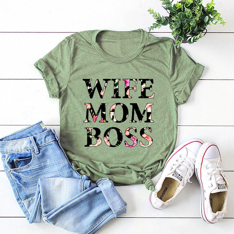 Fashion Multicolor Print T-Shirt R