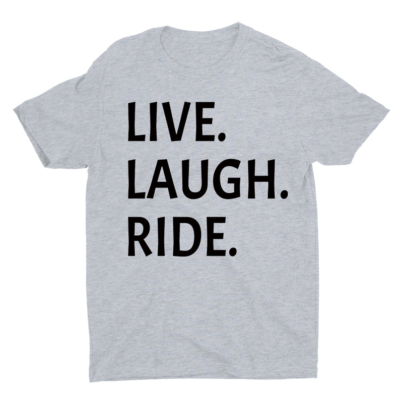 Cotton Live Laugh Ride Tee