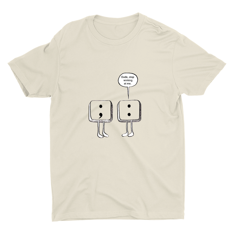 Stop Winking At Me Cotton Tee