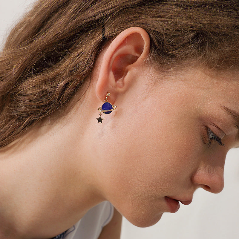 Planet Astronaut Earring