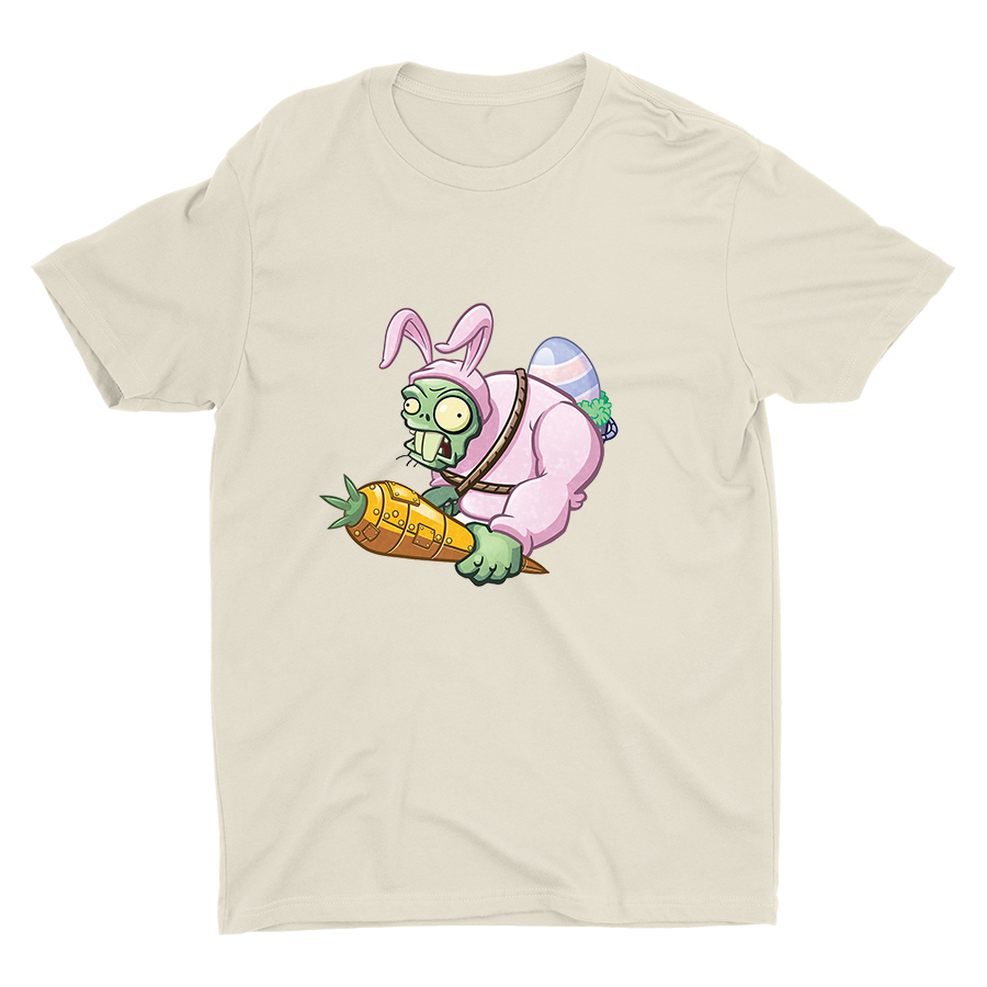 Easter Zombie Printed Cotton Tee