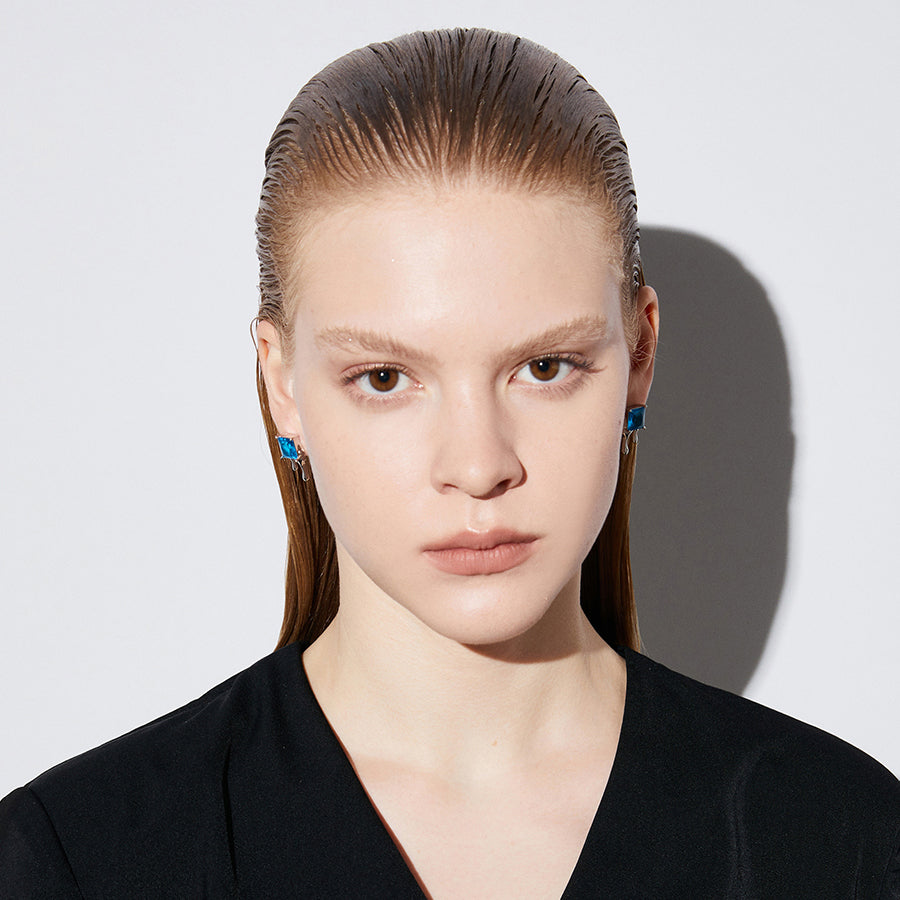 Ice and Snow Melt Earring