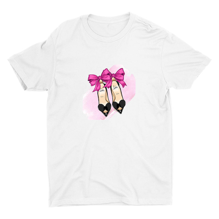 Bow Heels Cotton Tee
