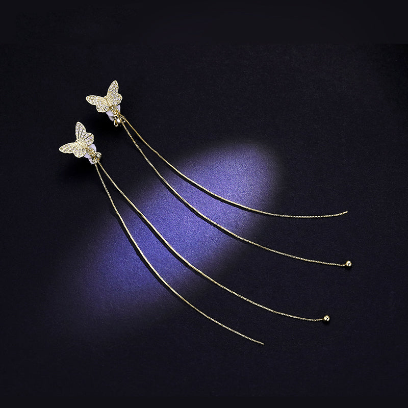Butterfly tassel Earring