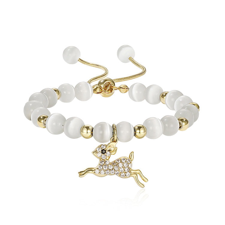 Running Deer Opal Bracelet