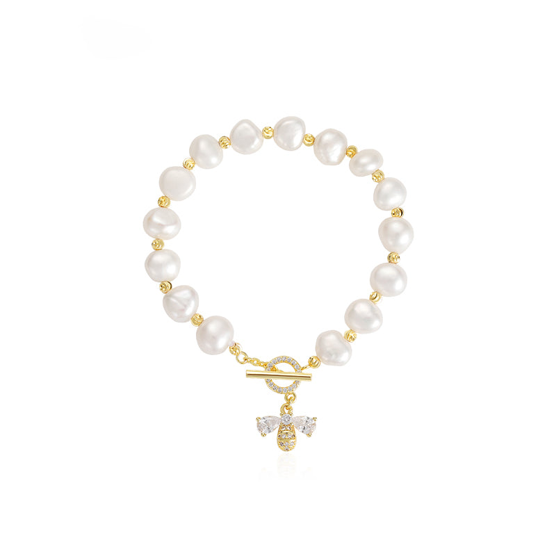 Little Bee Freshwater Pearl Bracelet