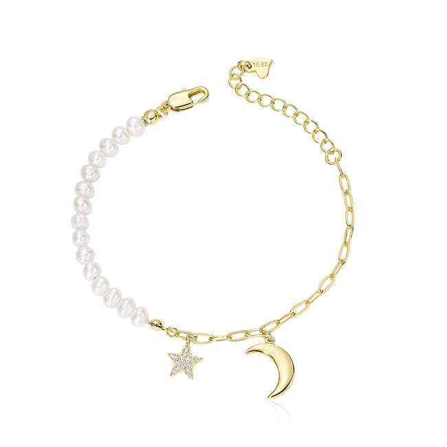 Star and Moon Bracelet