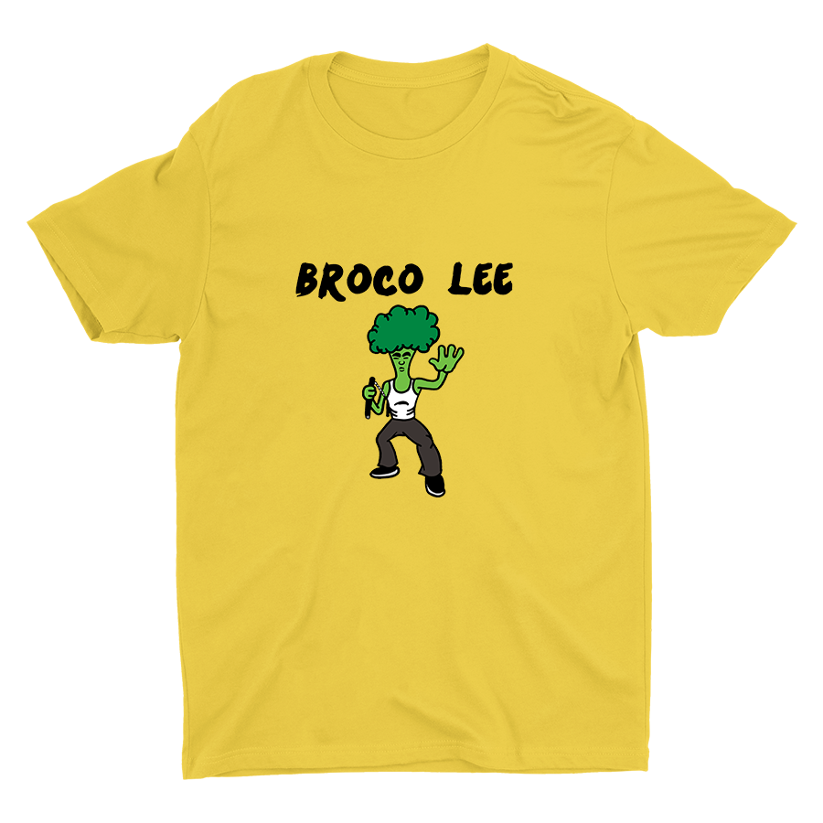 Funny "BROCO LEE" Printed Cotton Tee