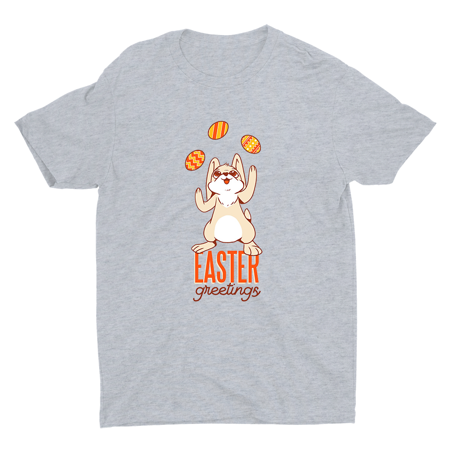 Easter Greetings Printed Cotton Tee