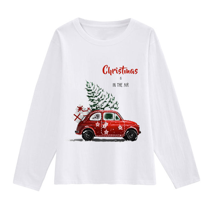 Hello Christmas Women White T-Shirt G