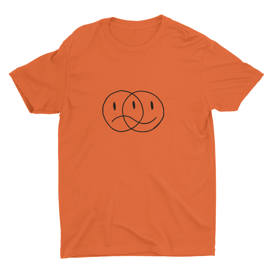 Happy and Sad Face Cotton Tee