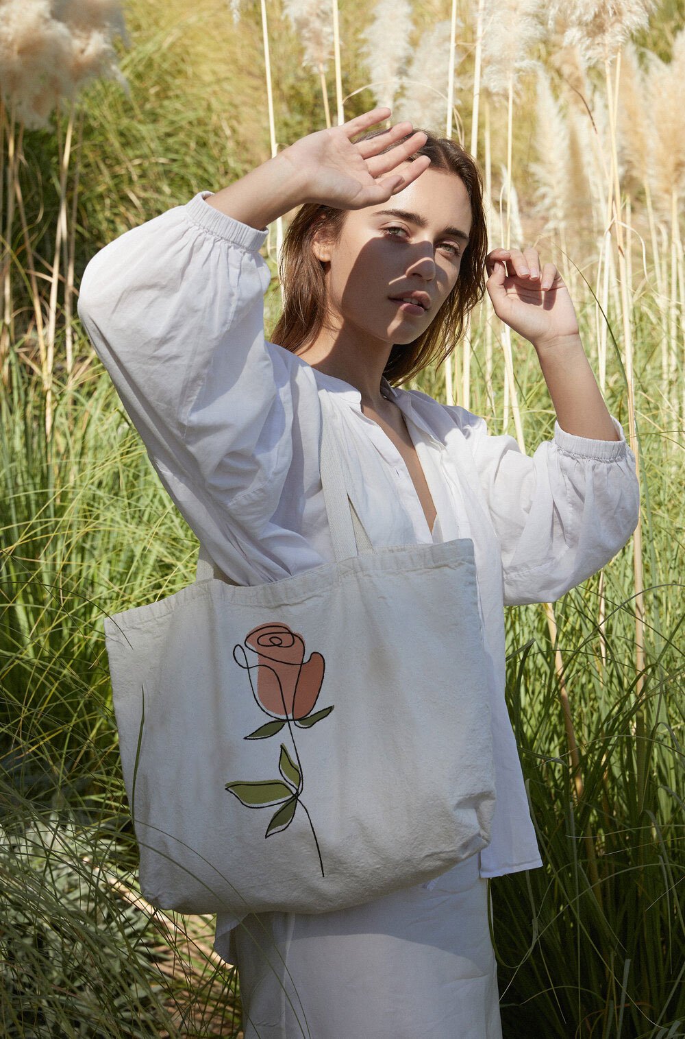 ROSE CANVAS BAG