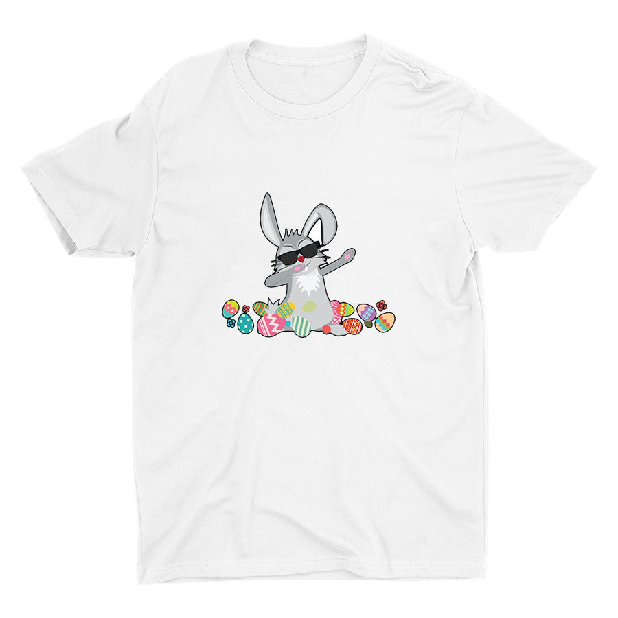 Easter Dabbing Bunny Cotton Tee