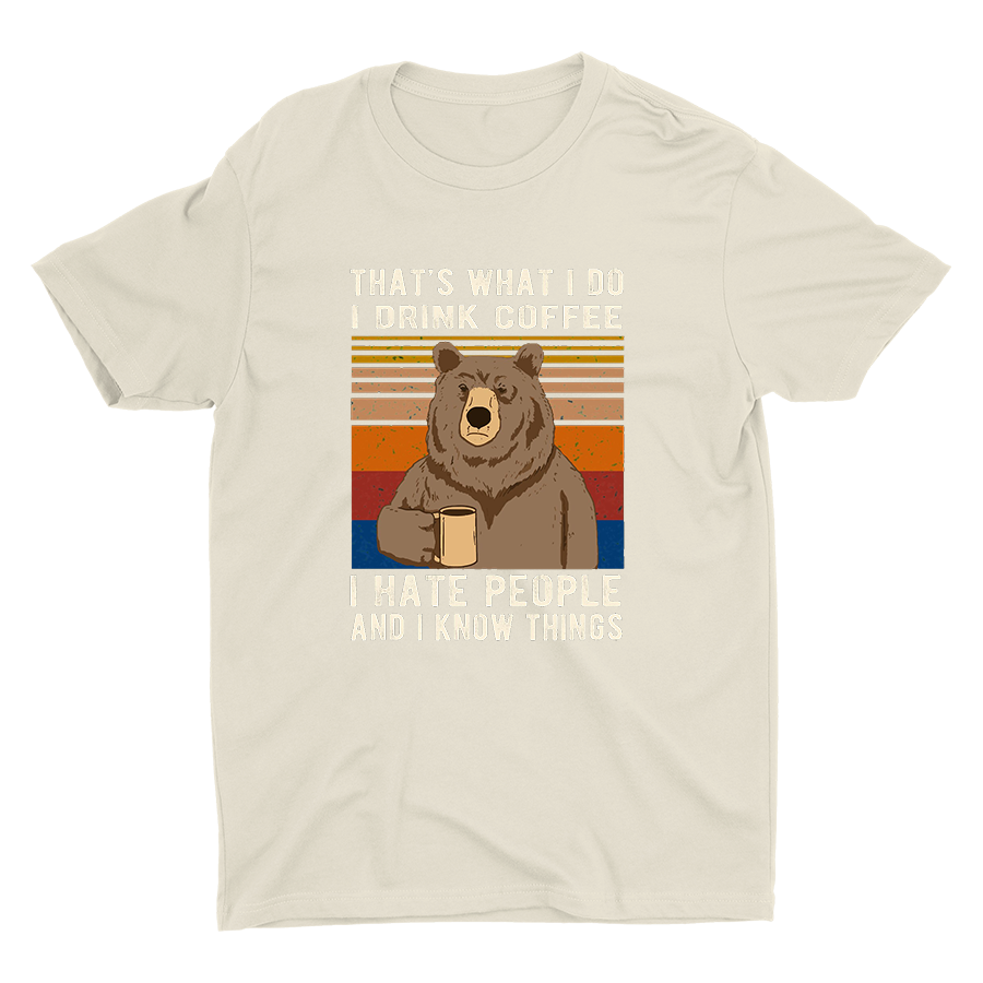 I Drink Coffee Printed T-shirt