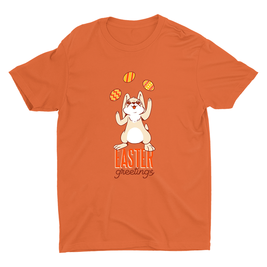 Easter Greetings Printed Cotton Tee