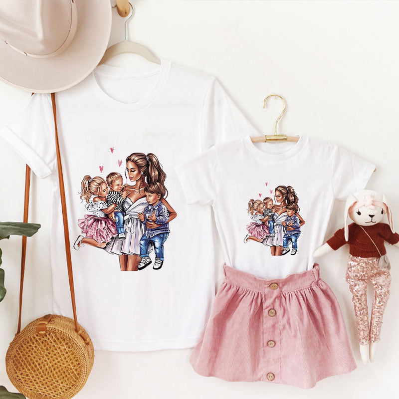 Mommy Daughter Matching Tee K
