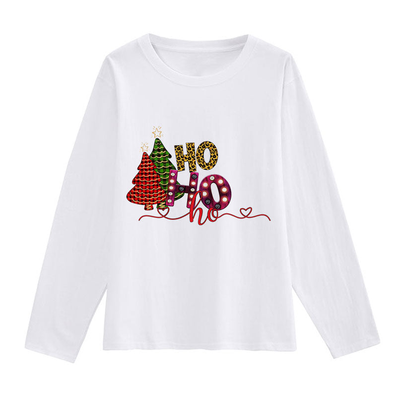 2021 Christmas Fashion White T-Shirt X