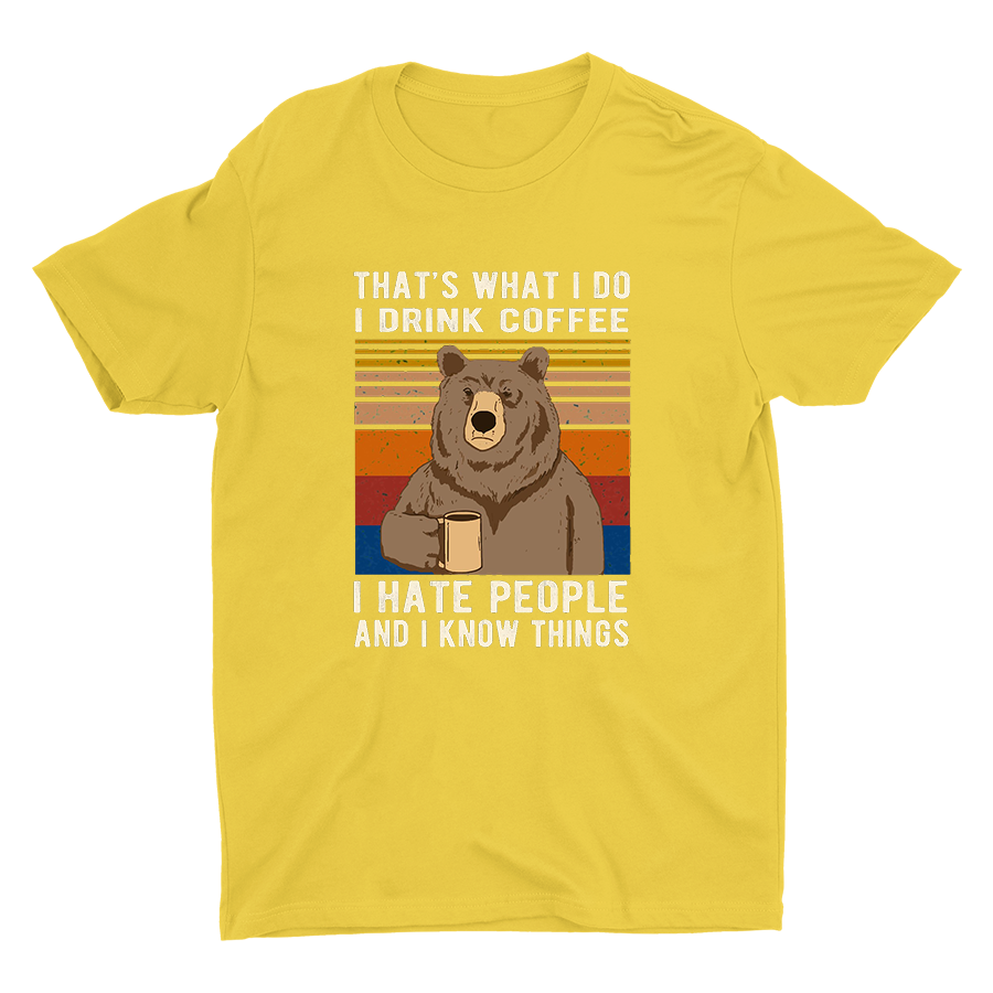 I Drink Coffee Printed T-shirt