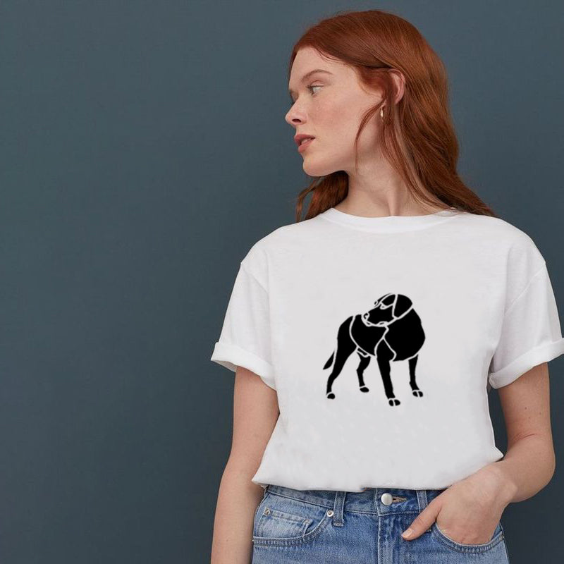 Puppy Sticker Cotton Tee